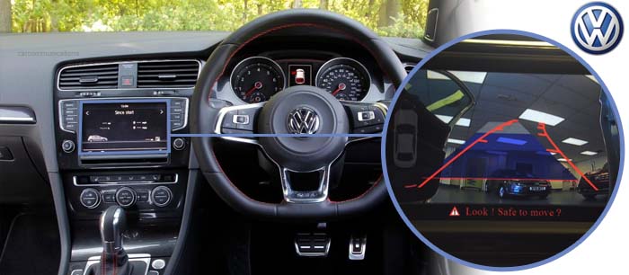 Golf 7 reversing camera screen